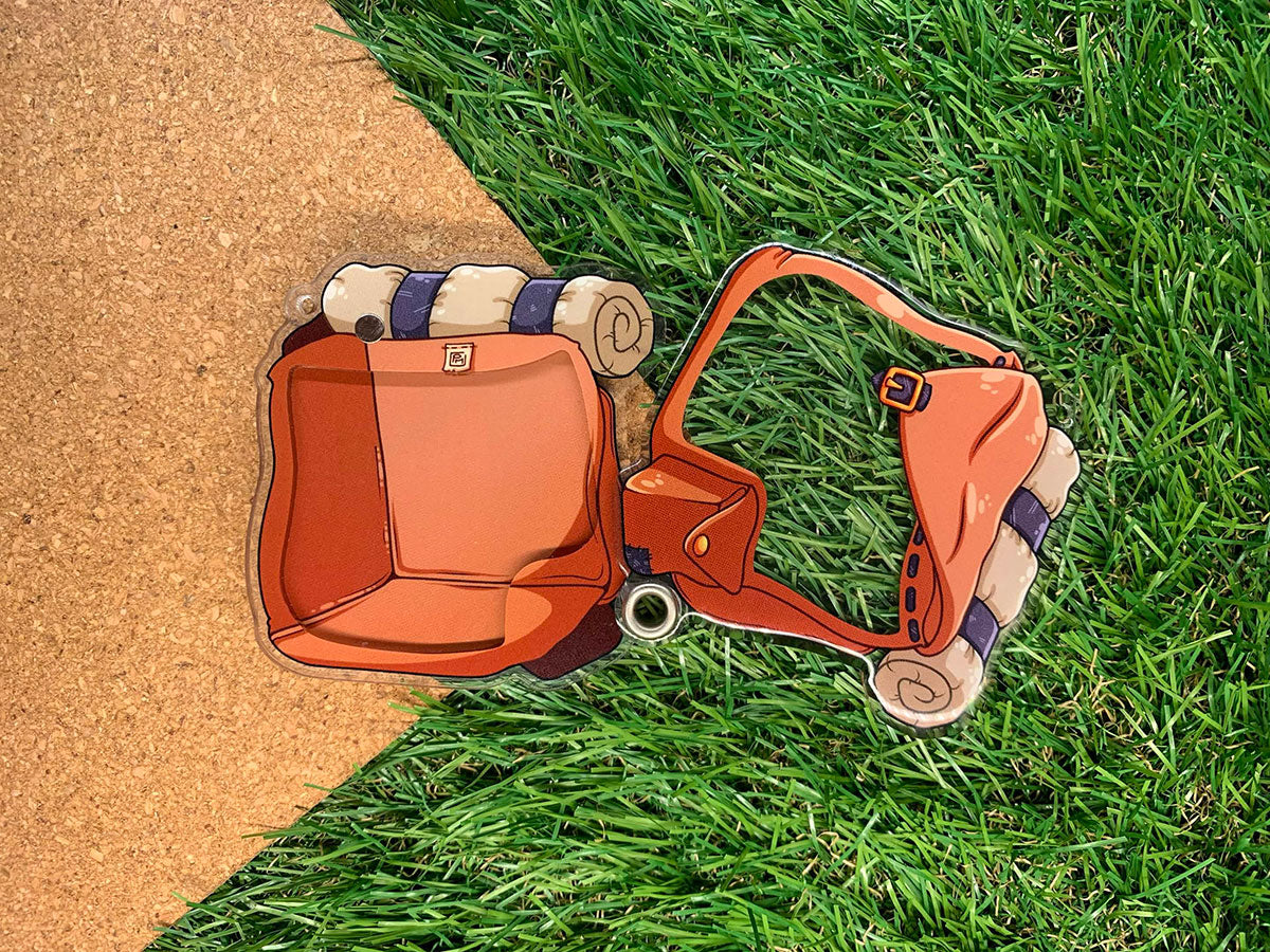 Backpack Shaker Charm Keyring