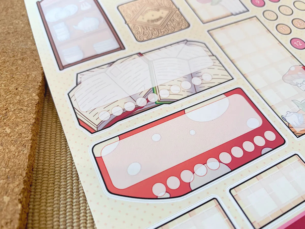Afternoon Tea Journal Sticker Sheet