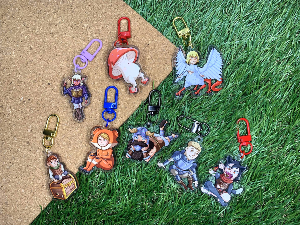 Delicious in Dungeon Keyrings
