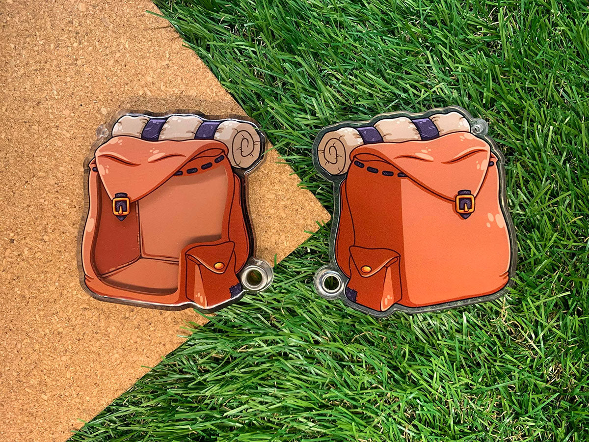 Backpack Shaker Charm Keyring