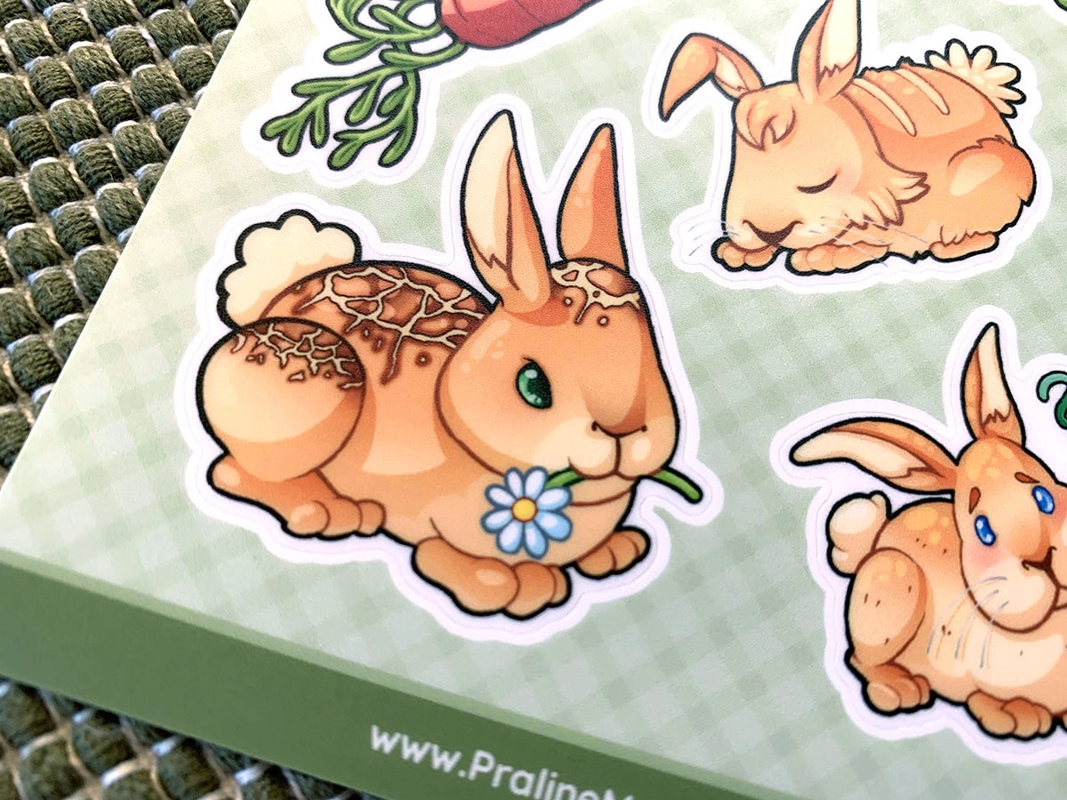 Bunny Loaf Sticker Sheet