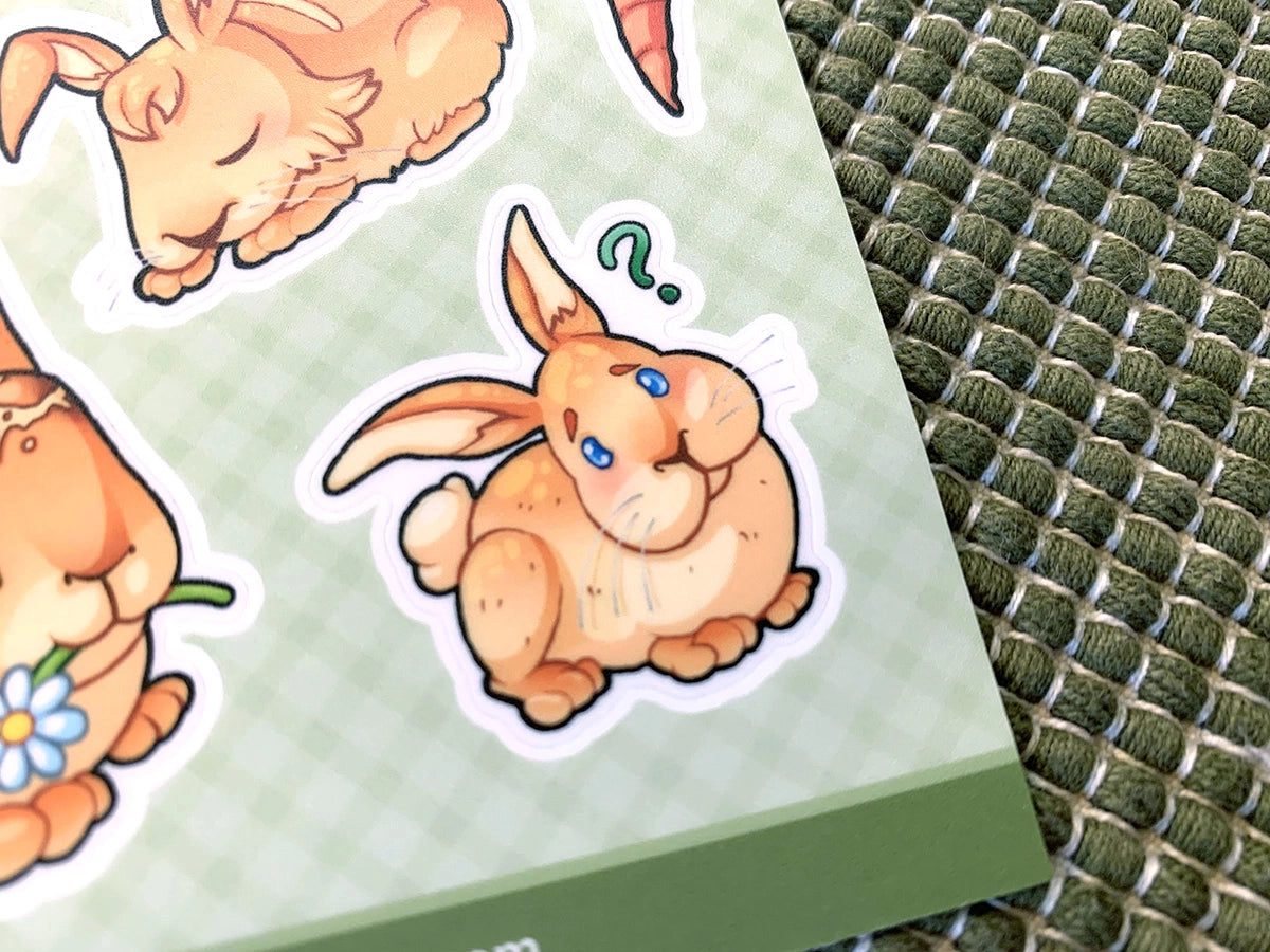 Bunny Loaf Sticker Sheet