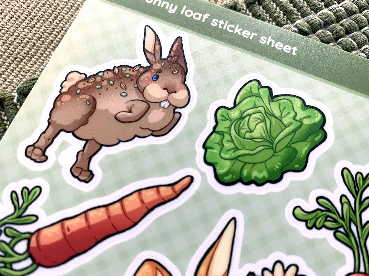 Bunny Loaf Sticker Sheet