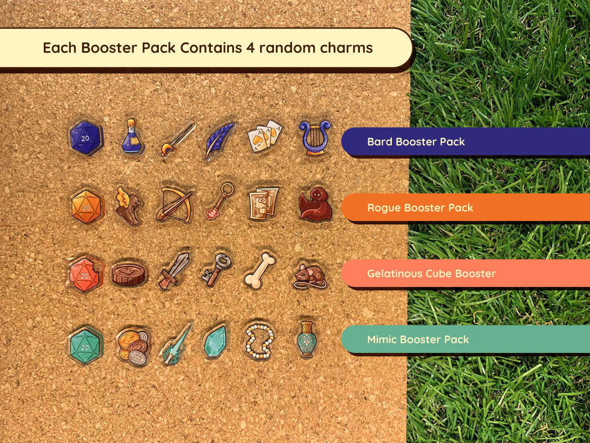 High Fantasy Shaker Keyring Booster Pack