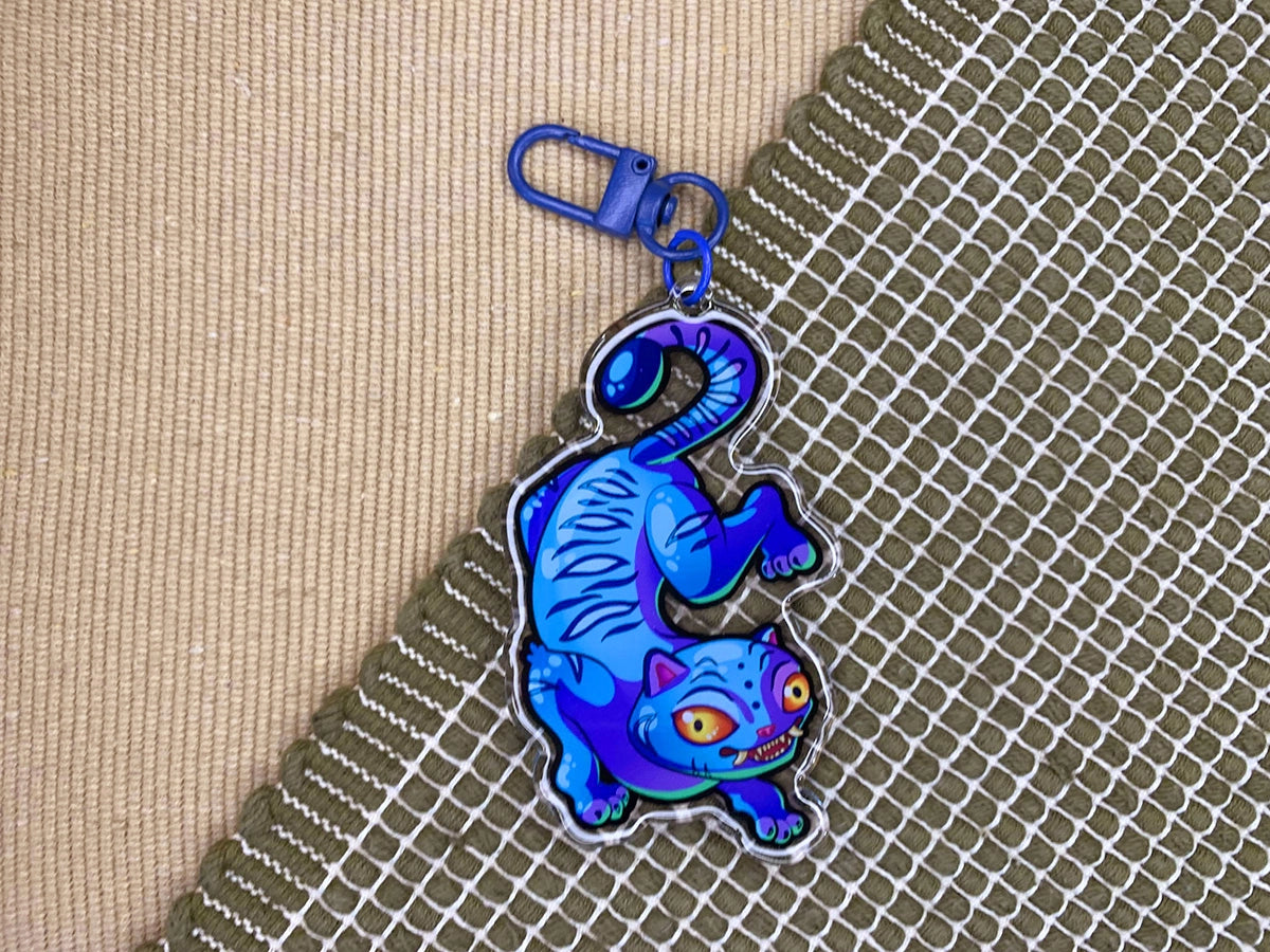 Derpy Tiger Acrylic Keyring