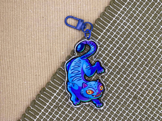 Derpy Tiger Acrylic Keyring