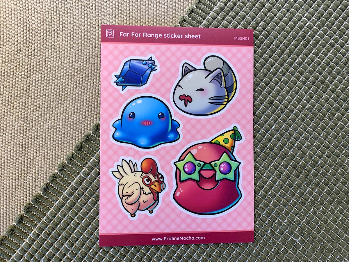 Far Far Range Sticker Sheet