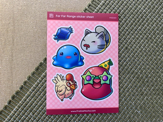 Far Far Range Sticker Sheet
