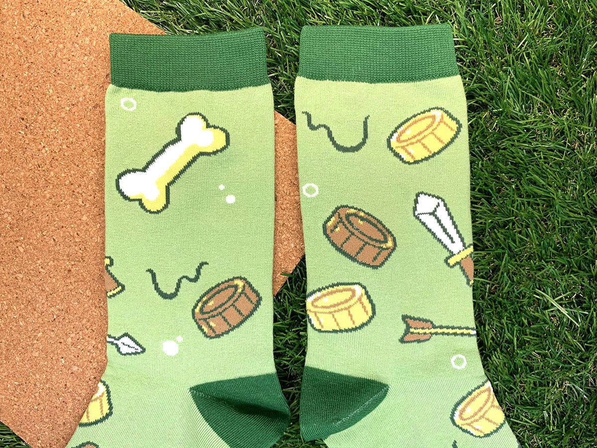 Gelatinous Cube Socks