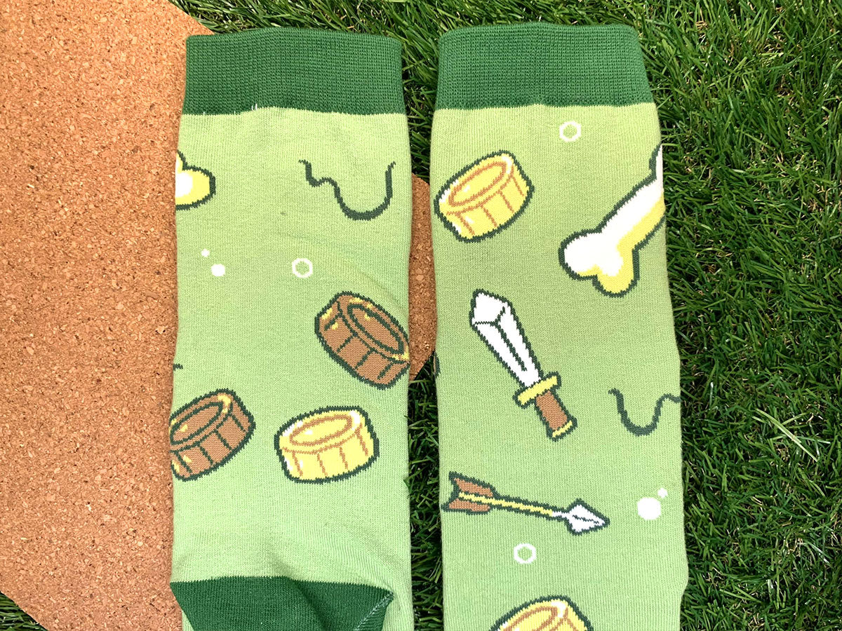 Gelatinous Cube Socks