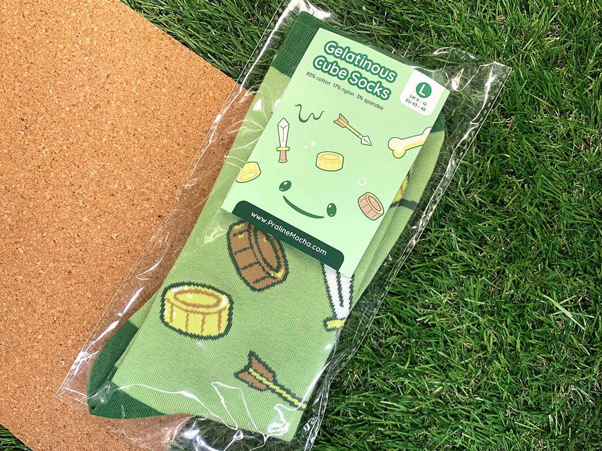 Gelatinous Cube Socks