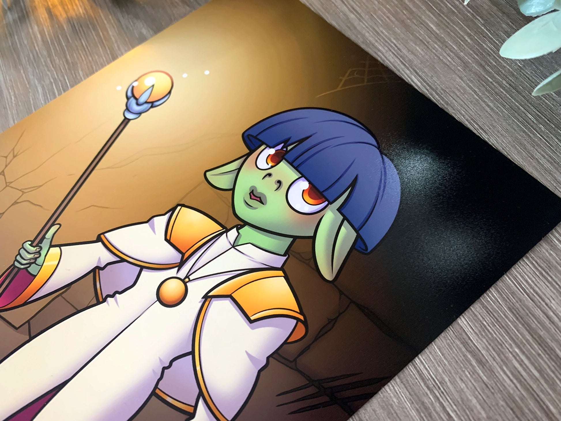 Fantasy goblin art print