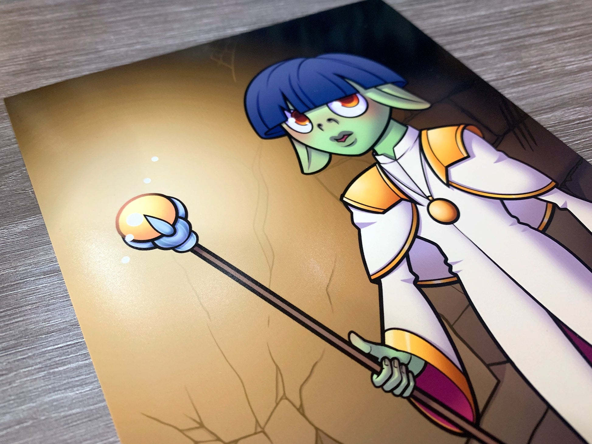 Fantasy goblin art print