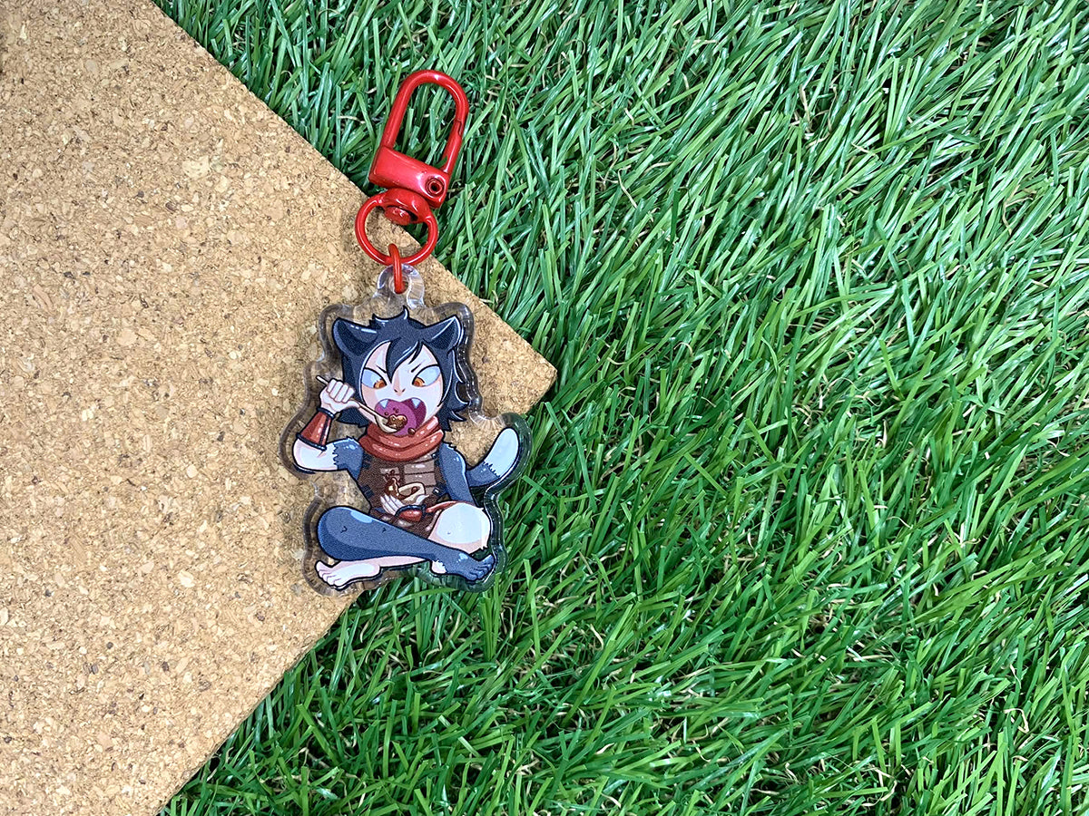 Delicious in Dungeon Keyrings