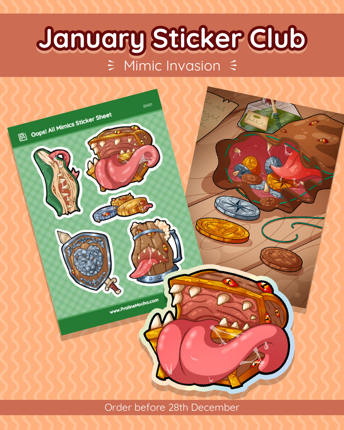 Monthly Sticker Club