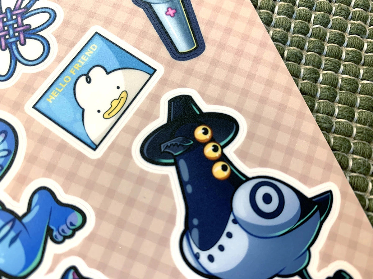 At Home with Jinu Sticker Sheet