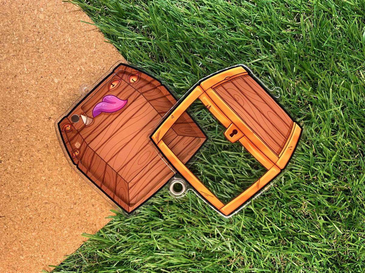 Mimic Shaker Charm Keyring
