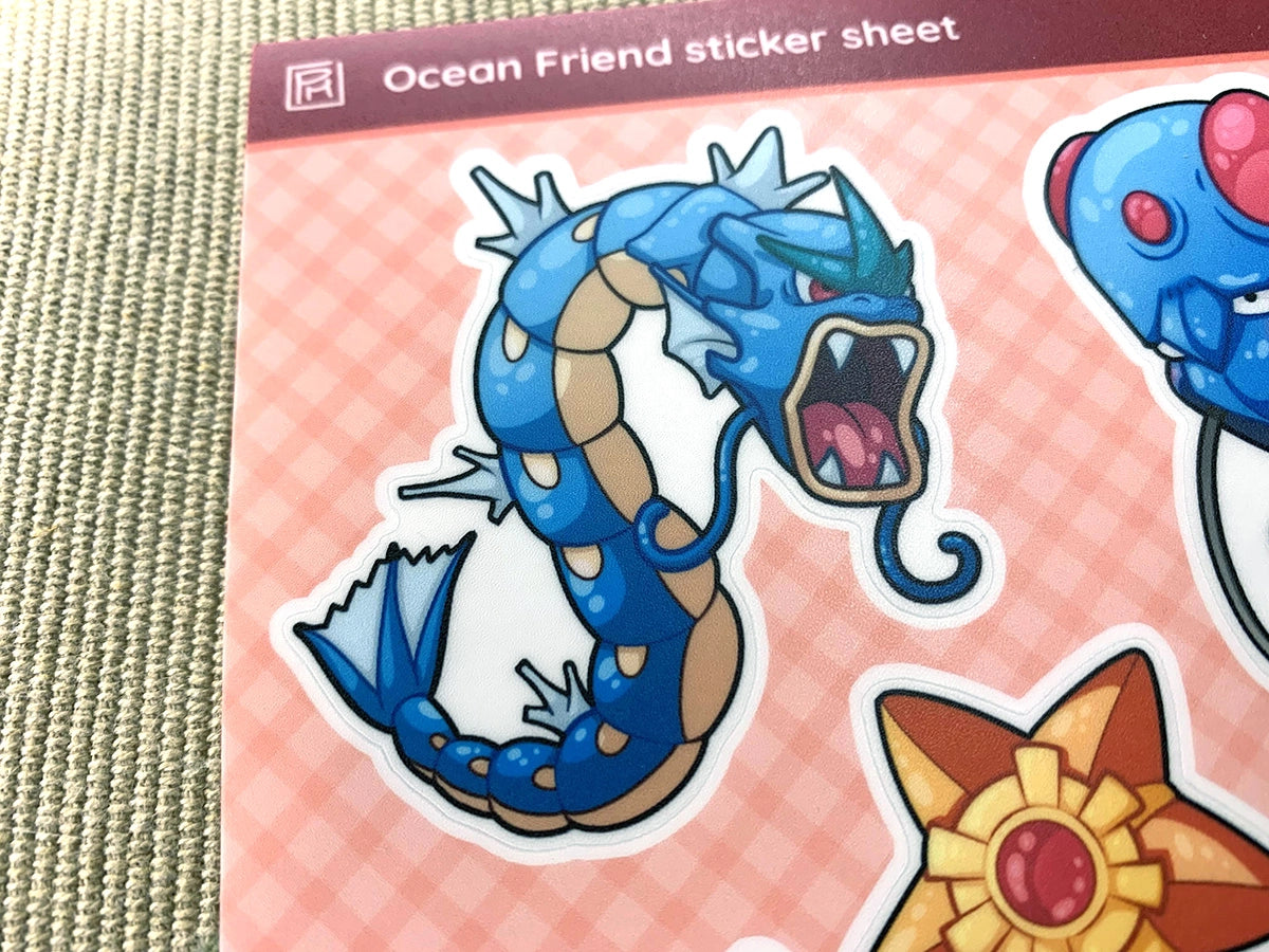 Ocean Friends Sticker Sheet