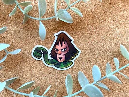 Cosy waterproof bigfoot vinyl sticker