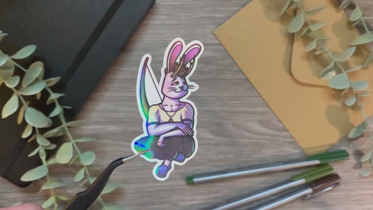 Jackalope Vinyl Sticker